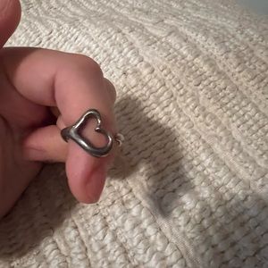 Tiffany and Co. open heart ring